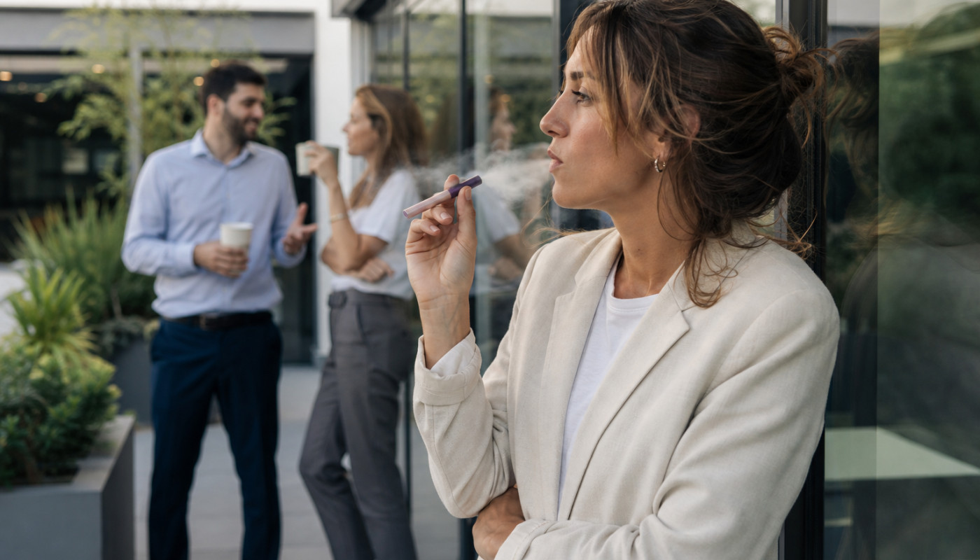 Cigarettes sans tabac et rituels sociaux : la mutation des pauses au bureau